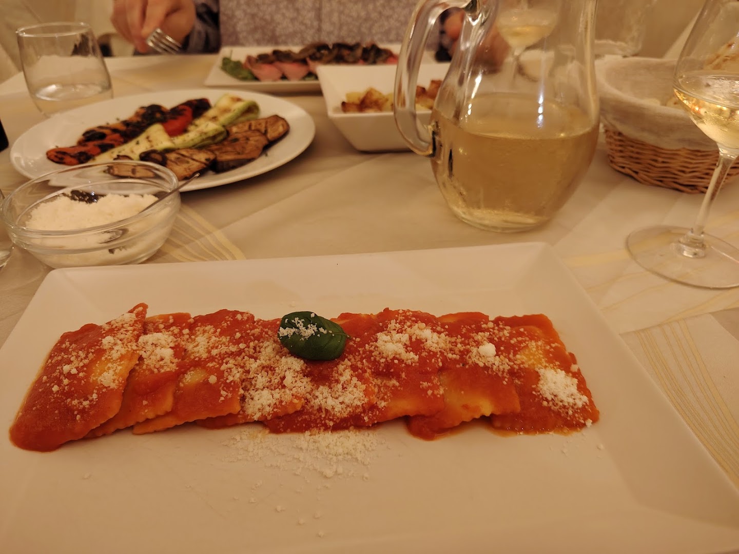 Su Lumarzu: appetizing food presentation and setting
