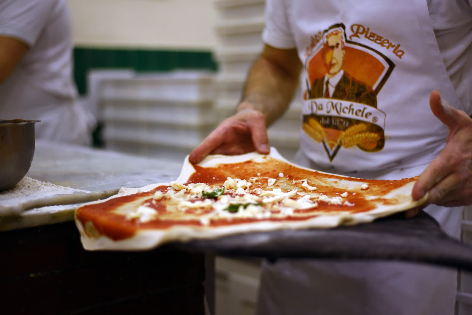 L'Antica Pizzeria Da Michele: high quality food preparation shot