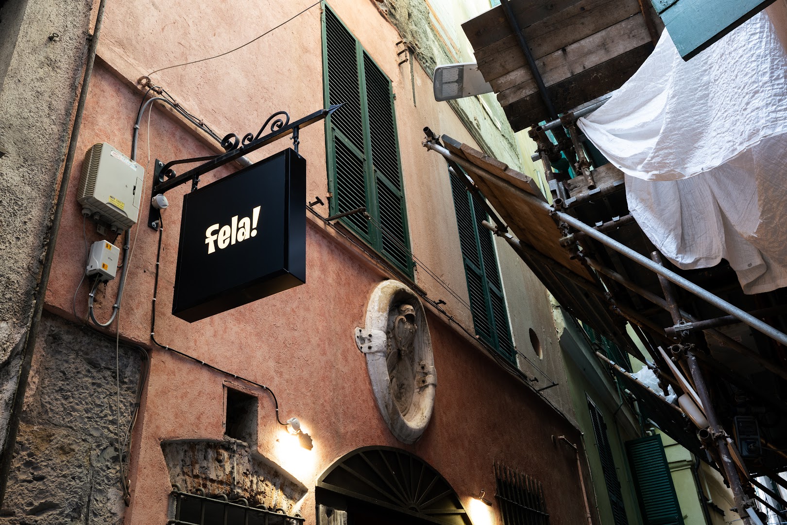 Fela: clear exterior signage of venue