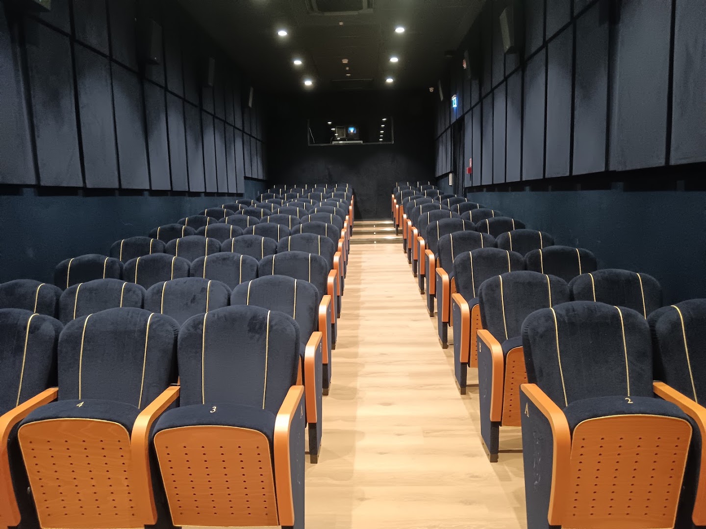 Casa Cinema: clear view of cinema interior