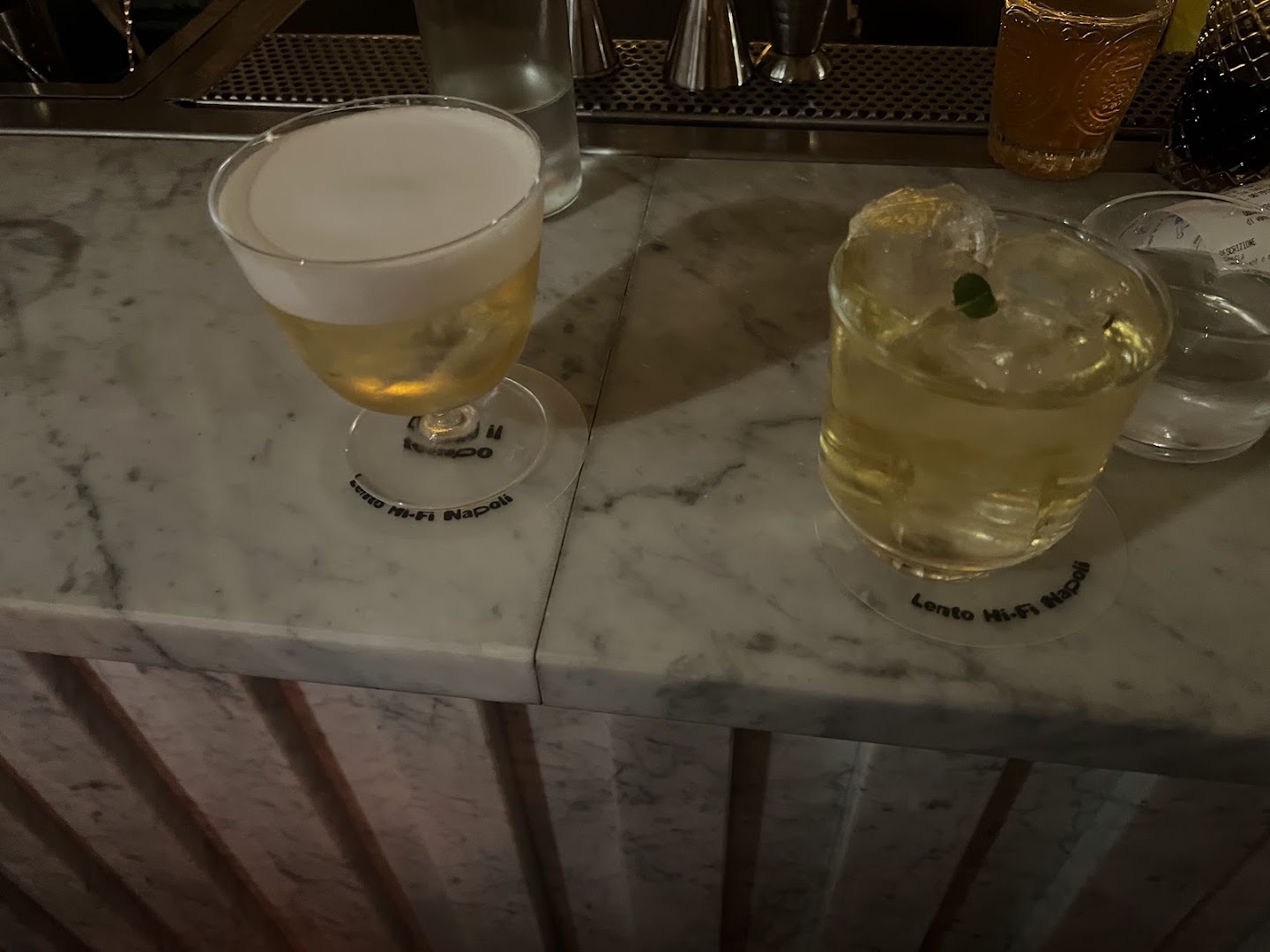 Lento Hi-Fi: clear, appealing shot of drinks