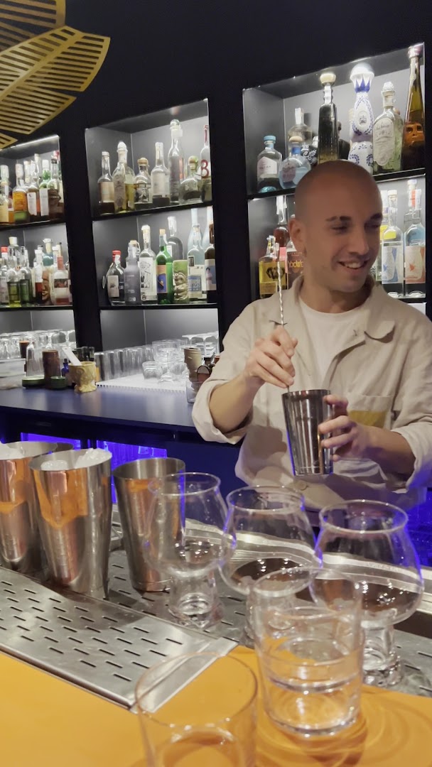 Rosita: professional photo of bartender working