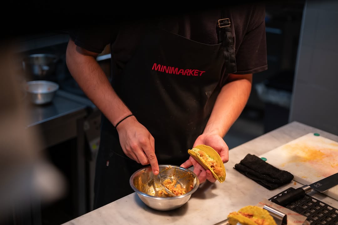 Minimarket: professional photo of food preparation