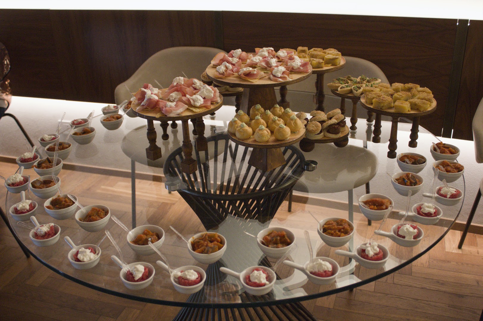 Muri Storti: appetizing display of bar food