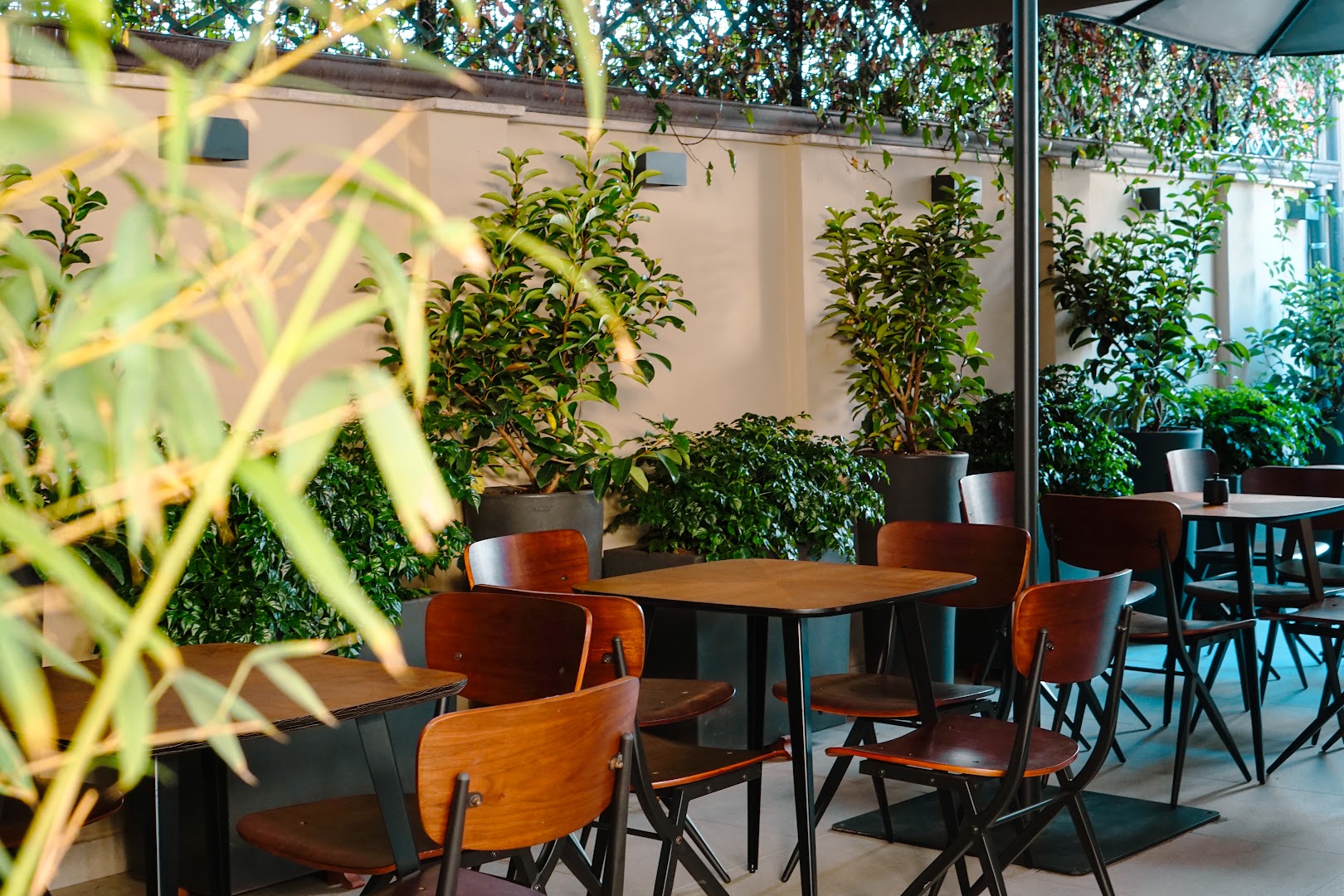 Bixio Bistrot: inviting and professional restaurant terrace