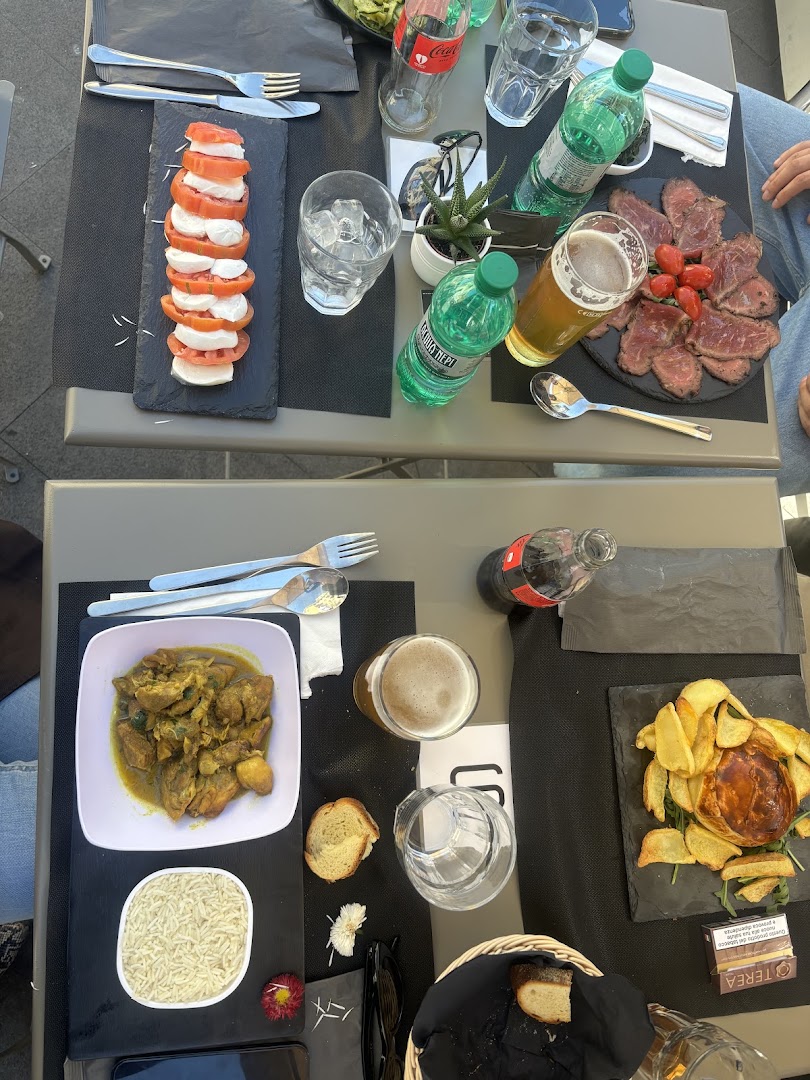 Busso: appetizing food and drink presentation