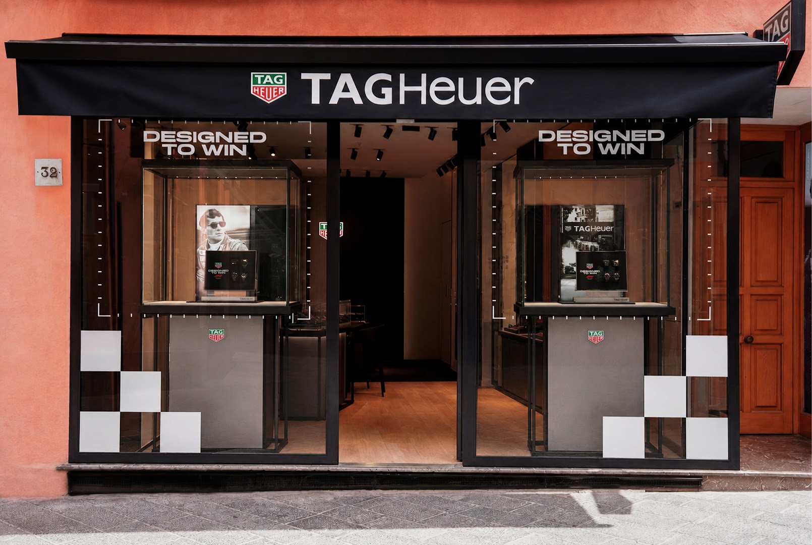 Rocca Boutique TAG Heuer: professional storefront photo