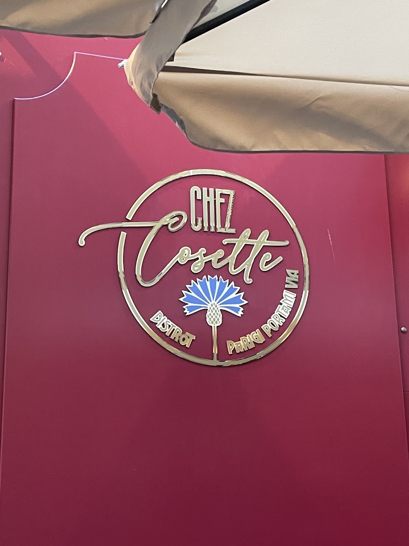 Chez Cosette: clear signage of the restaurant