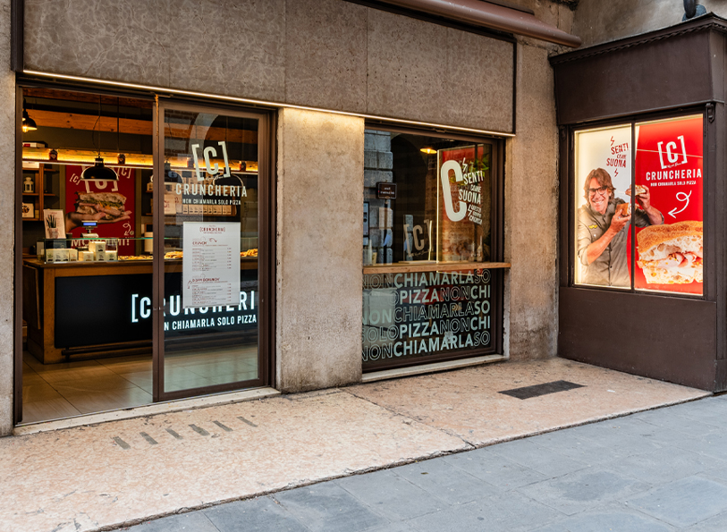 Cruncheria by Renato Bosco: clear, professional storefront photo