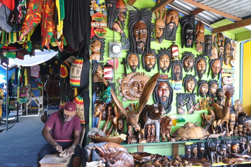 Harbour Street Craft and Cultural Village: artisan at work