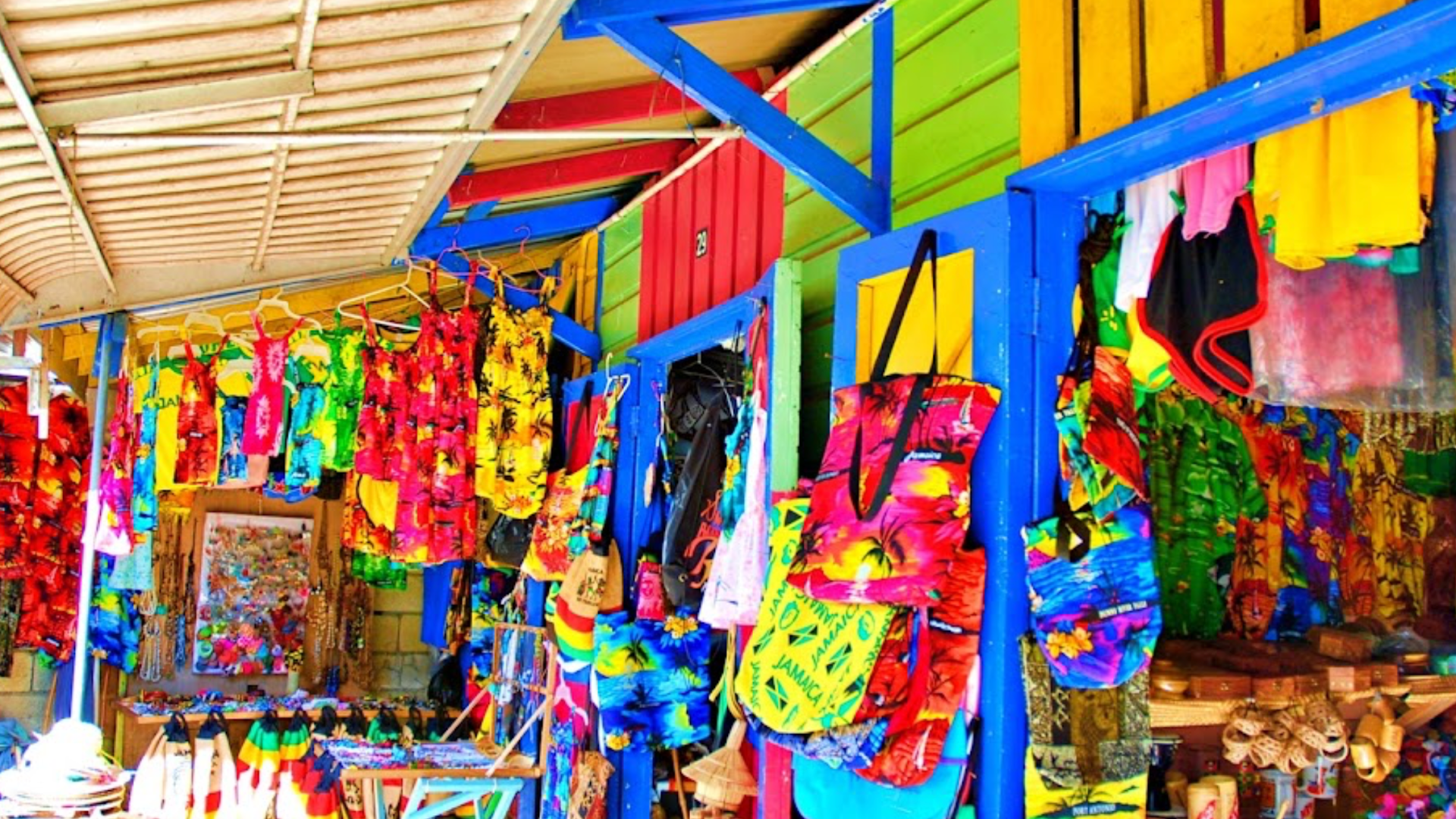 Old Fort Craft Market: vibrant display of shop products