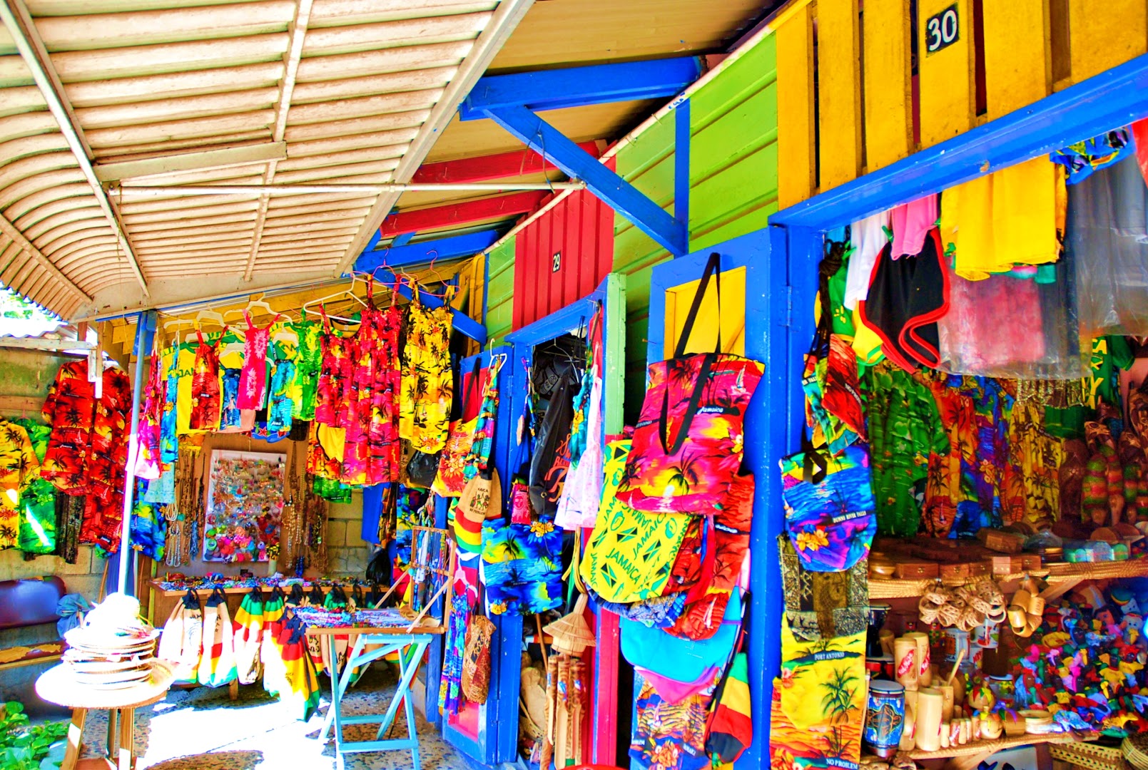 Old Fort Craft Market: vibrant display of shop products