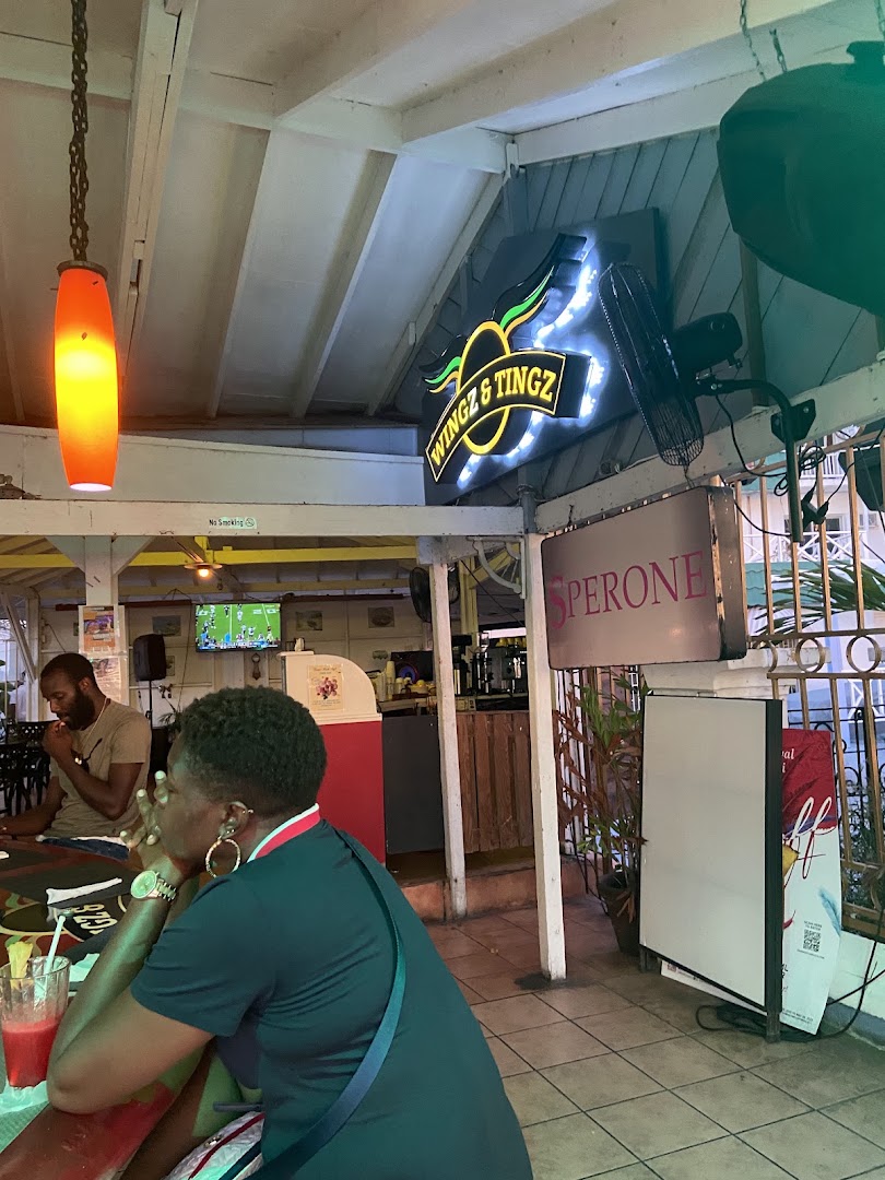 Wingz & Tingz: venue atmosphere and branding
