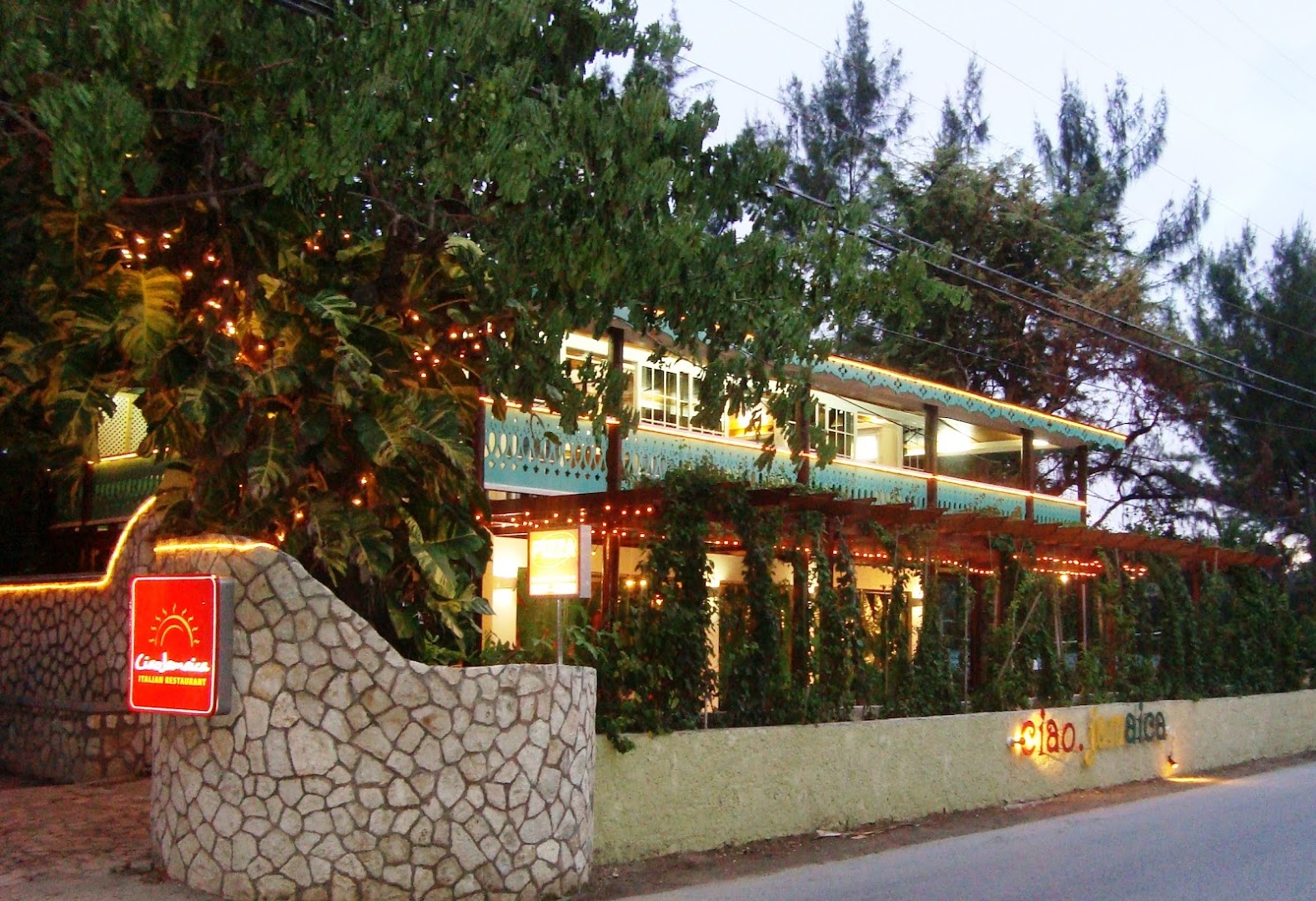 Ciao Jamaica: attractive exterior shot of restaurant