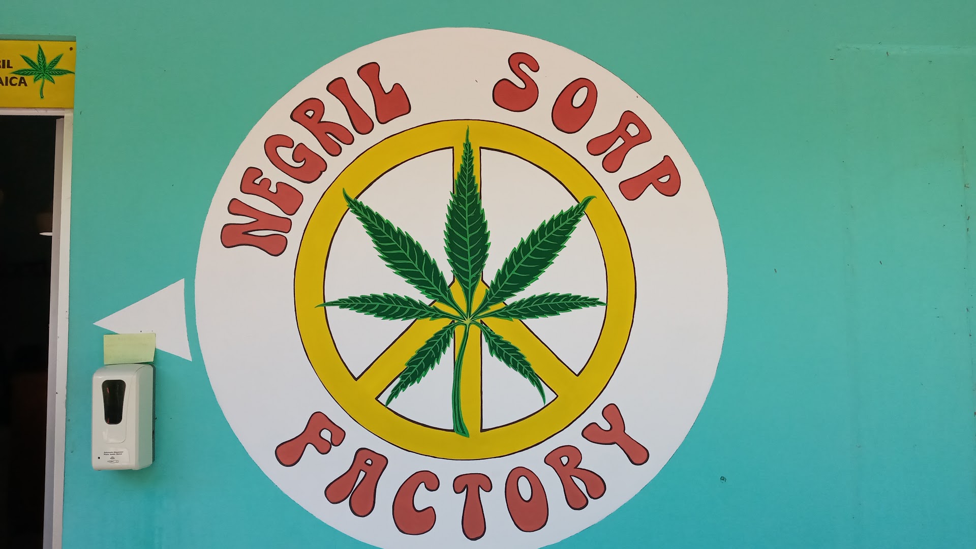 Negril Soap Factory: clear photo of shop signage