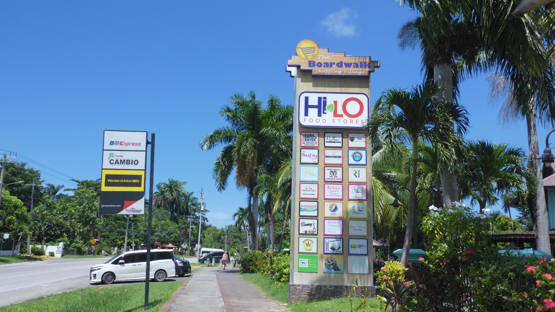 The Boardwalk Shopping Village: clear exterior signage of venue