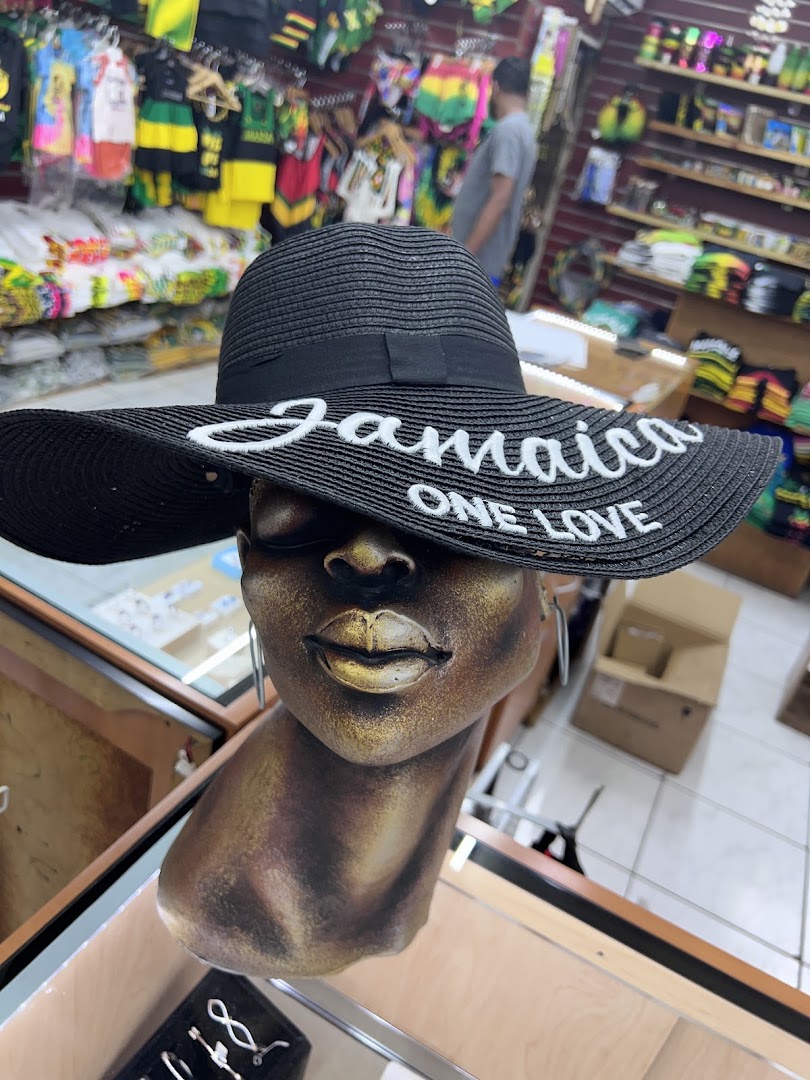 Likkle Jamayka: clear product display in shop