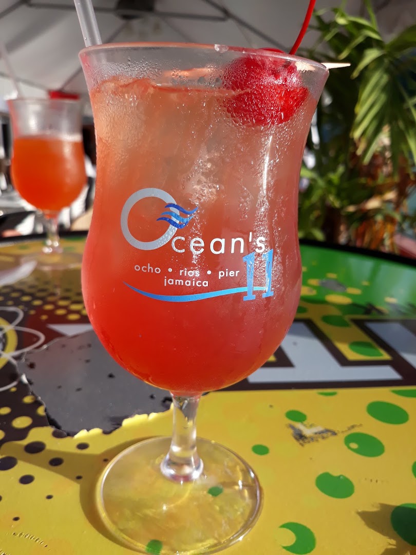 Ocean's 11 Restaurant & Bar: appetizing drink photo with branding