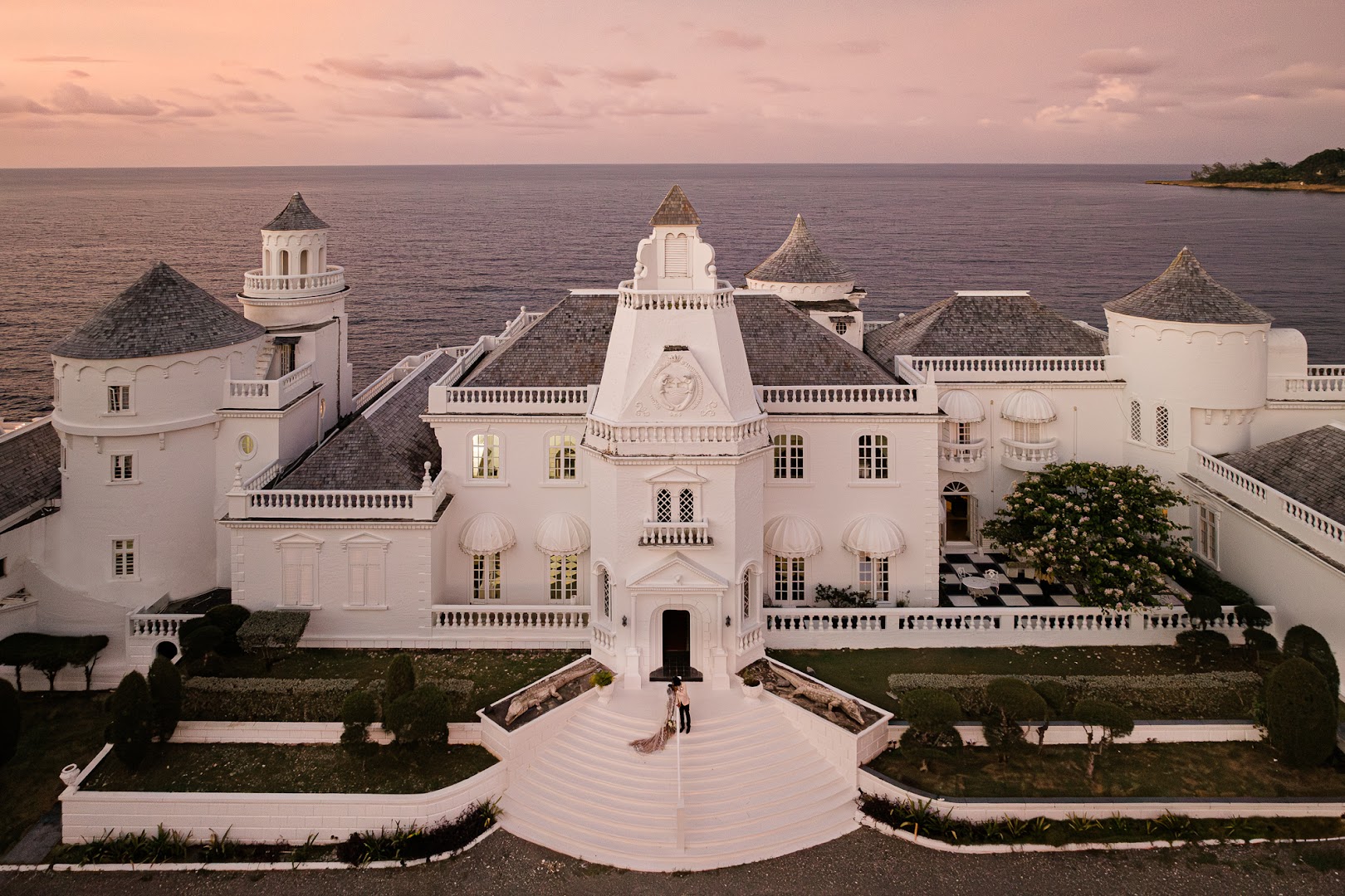 Trident Castle: stunning professional exterior architectural shot