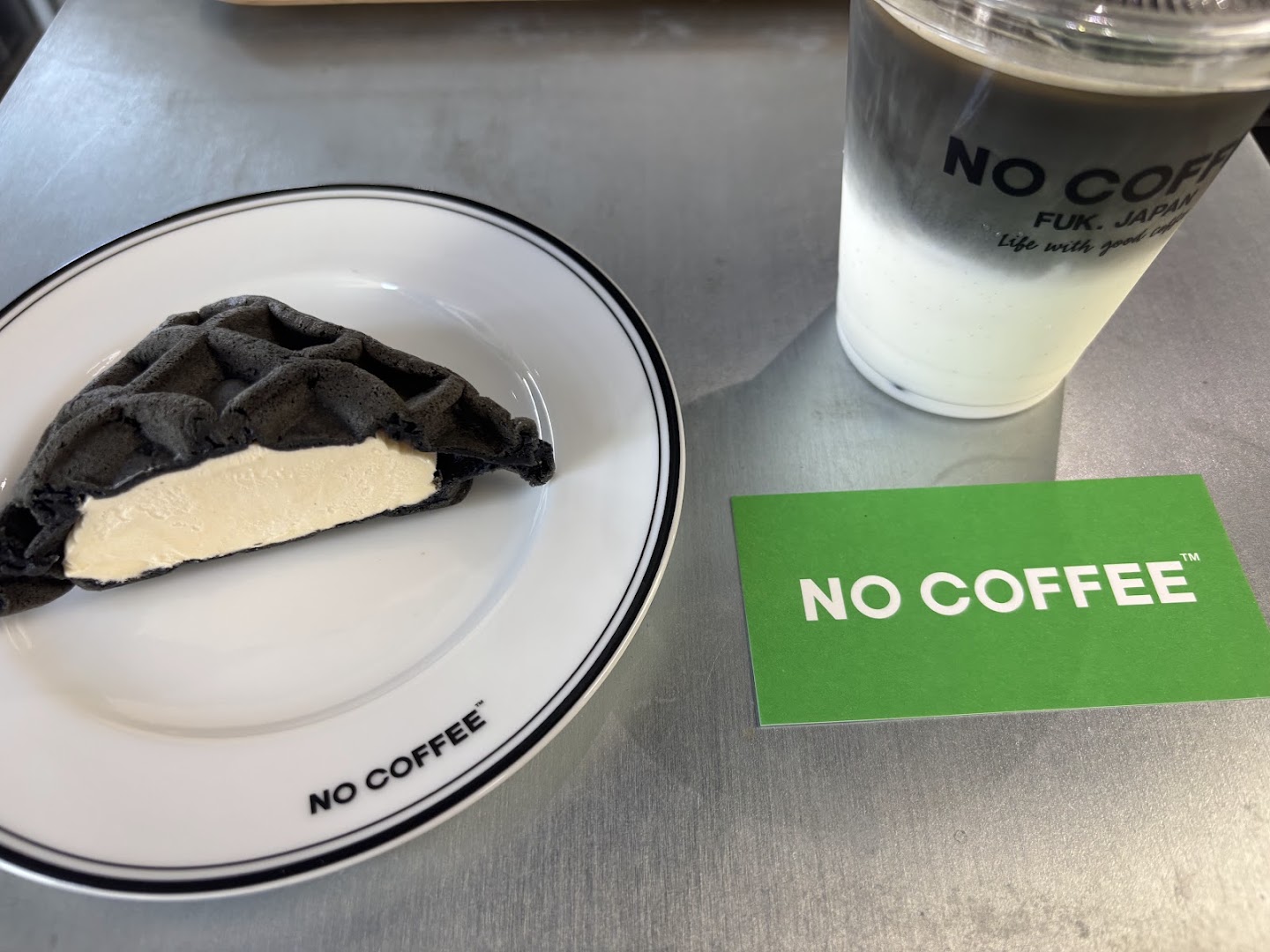 No Coffee Tenjin Park: appetizing food and drink presentation