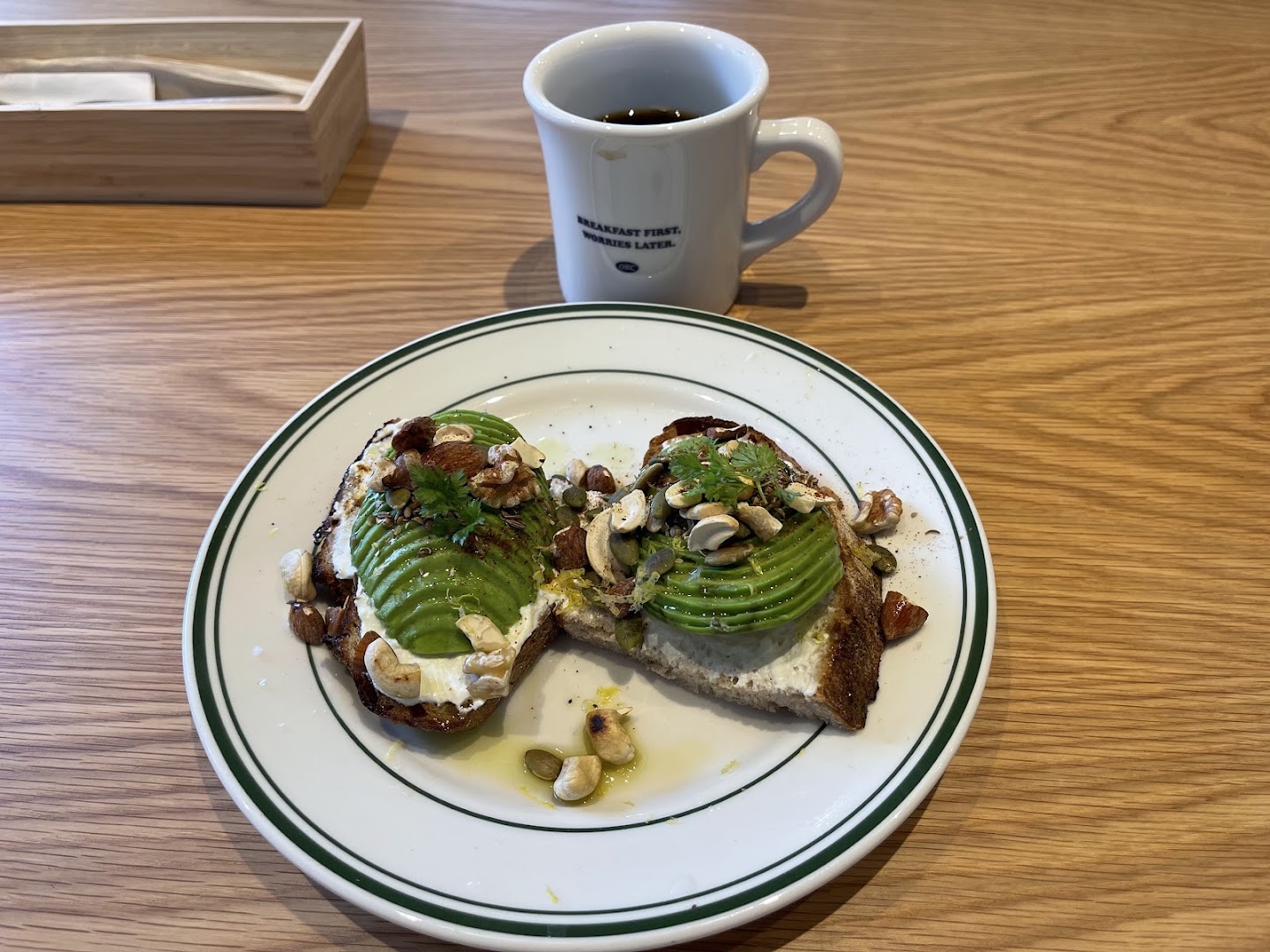OBC: appetizing food and coffee photo