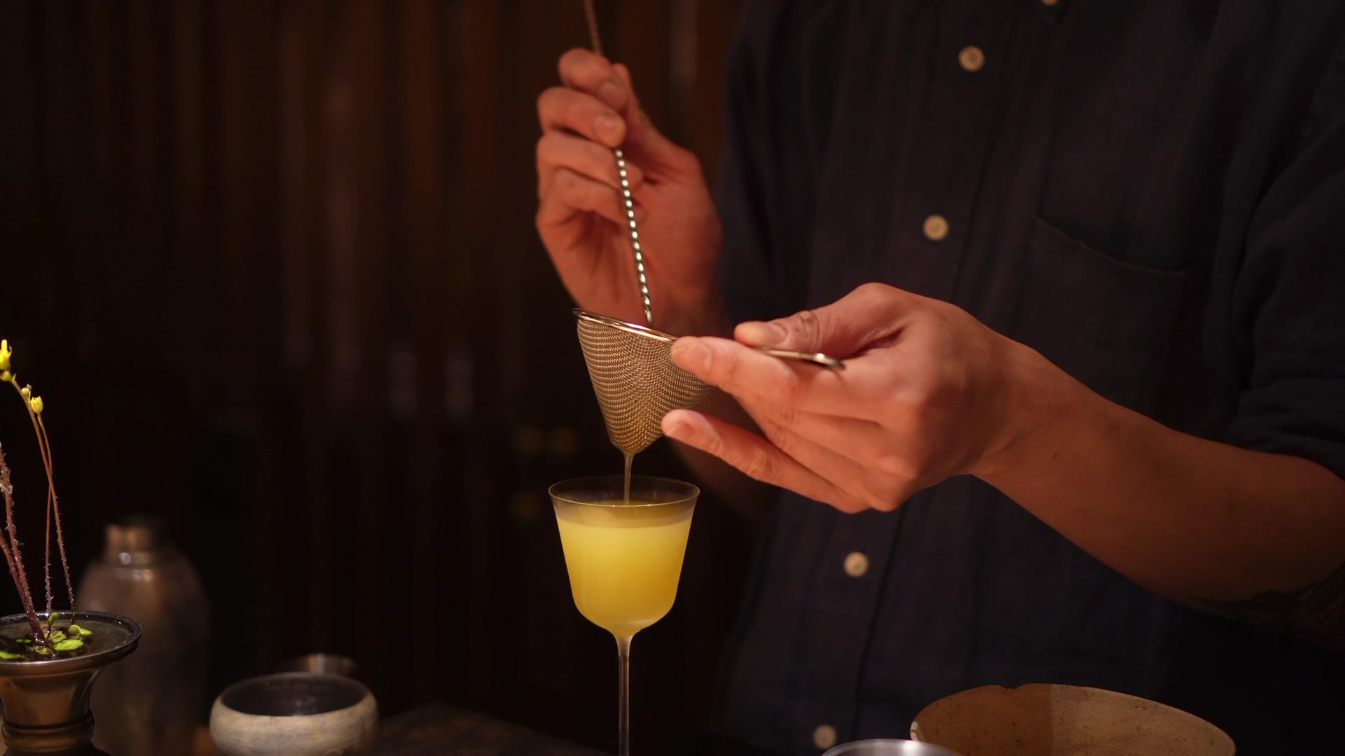 watoto: professional shot of drink preparation