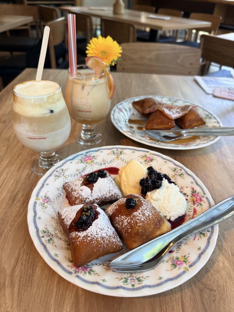 YUBUNE COFFEE: appetizing food and drink presentation