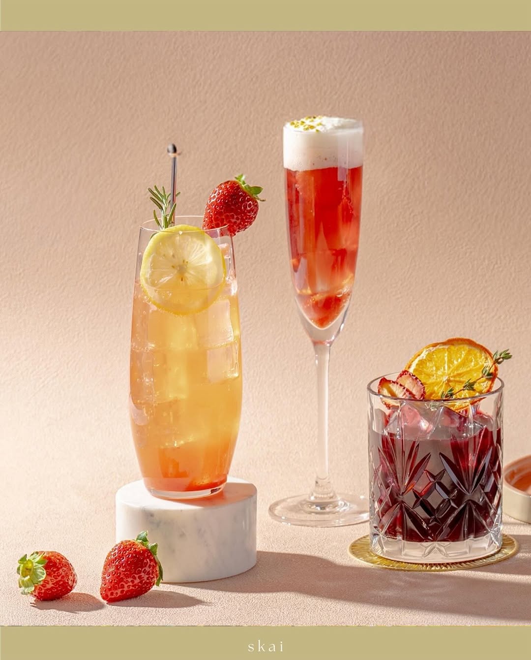 Oyster & Italian Sky: professional high-quality cocktail photography