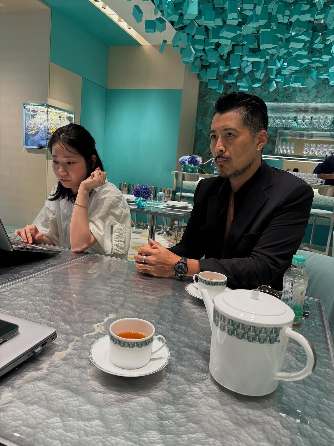 Blue Box Cafe by Natsuko Shoji: venue atmosphere and guests