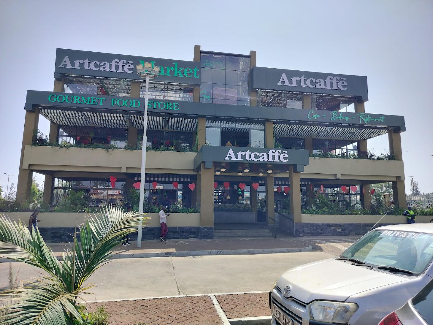 Artcaffé Kisumu: clear exterior shot of venue