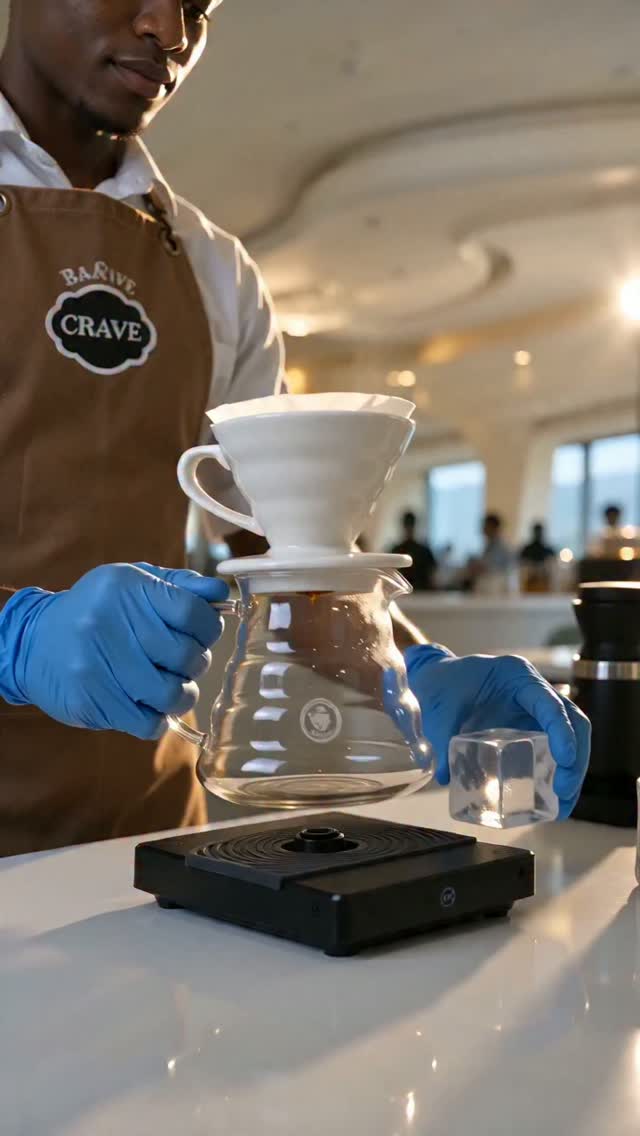 Crave Nyali: professional photo of coffee preparation
