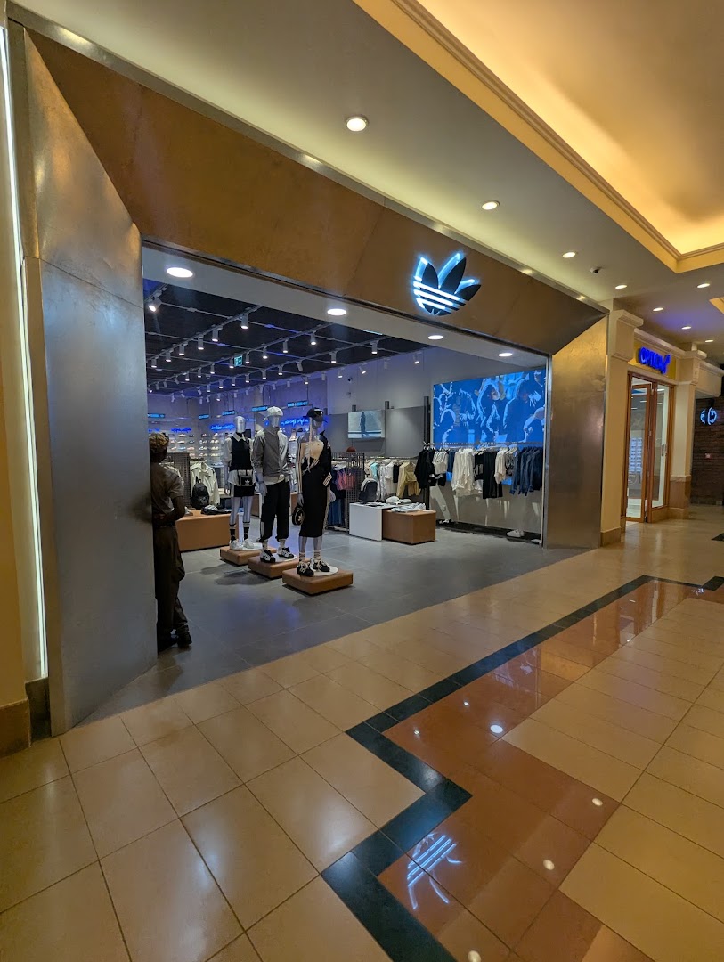 adidas Originals Nairobi: clear storefront view of shop