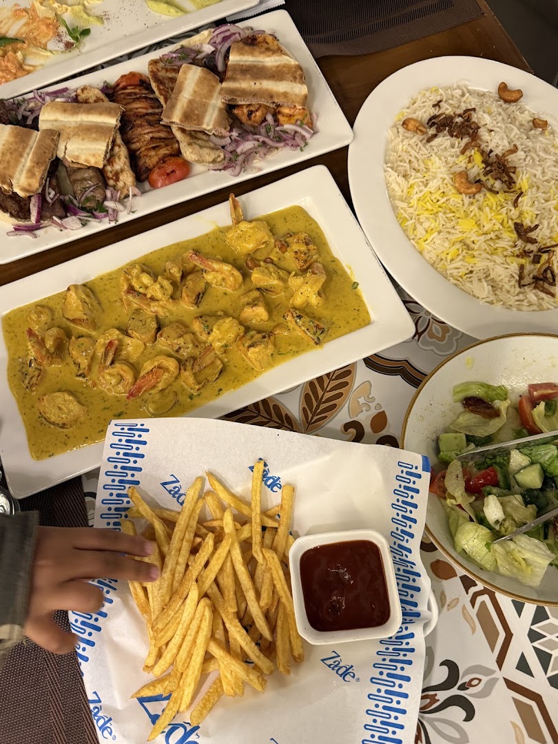 Zade Arabic Kitchen & Bistro: appetizing display of restaurant food