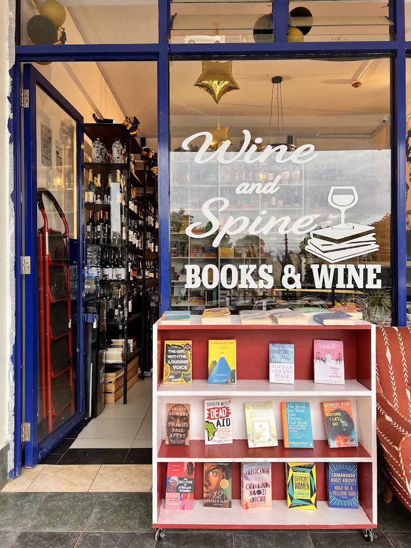 Wine and Spine: Readers' Corner: clear, inviting storefront display