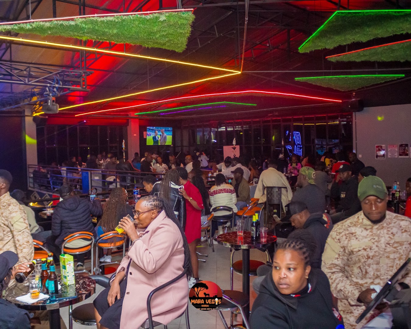 Mara Vegas Narok: lively bar atmosphere clearly