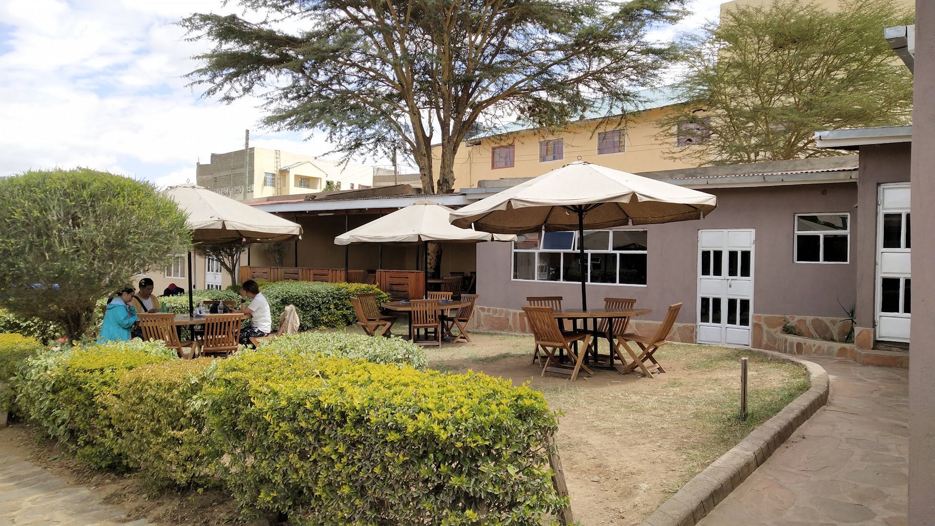Narok Coffee House: inviting outdoor seating area shown