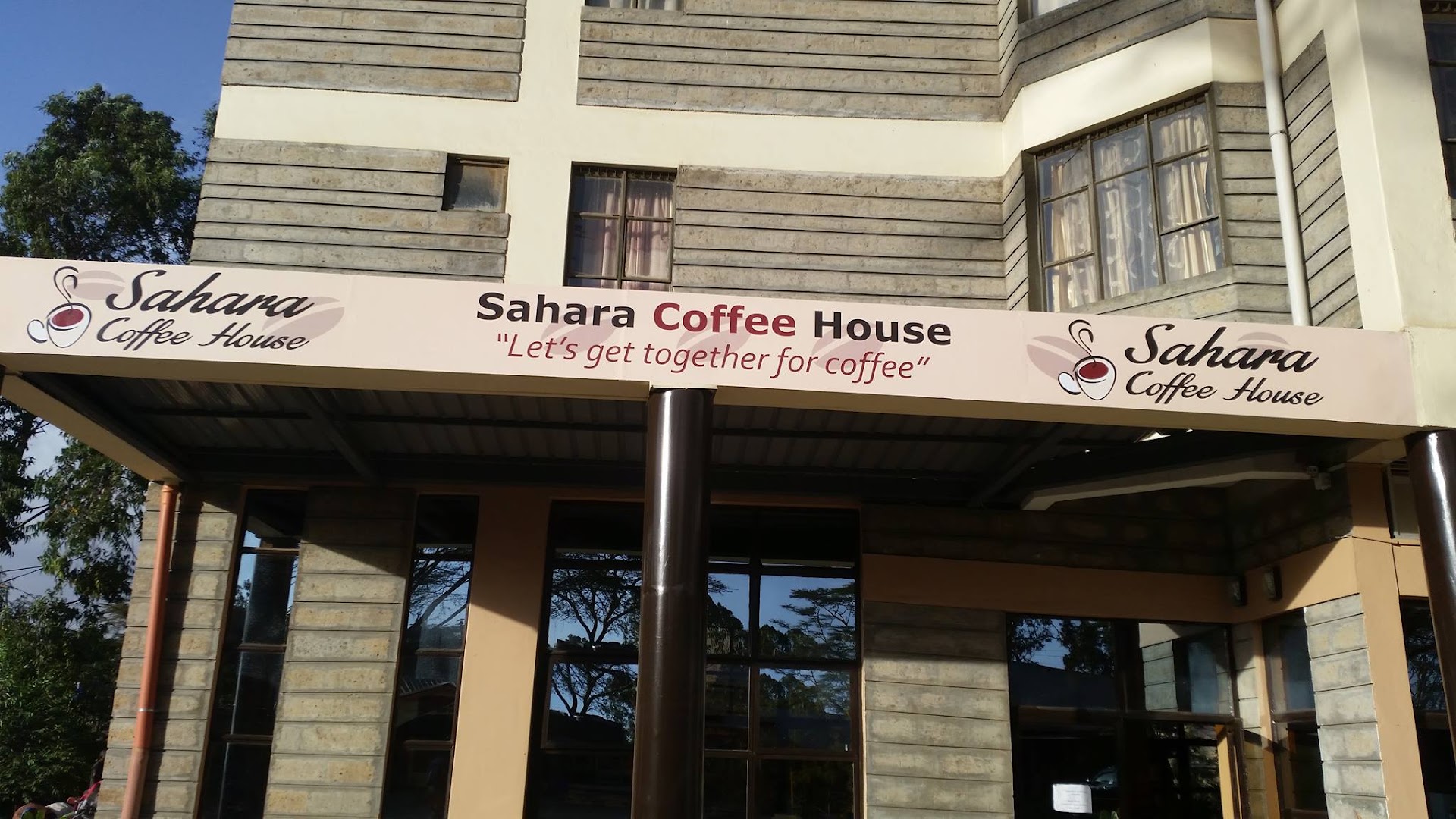 Sahara Coffee House: clear exterior shot of venue