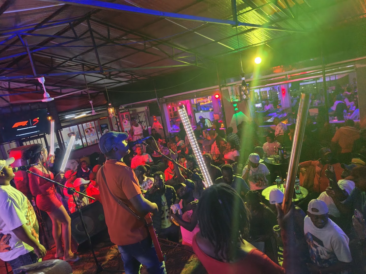 The Nest Lounge Narok: lively bar atmosphere well