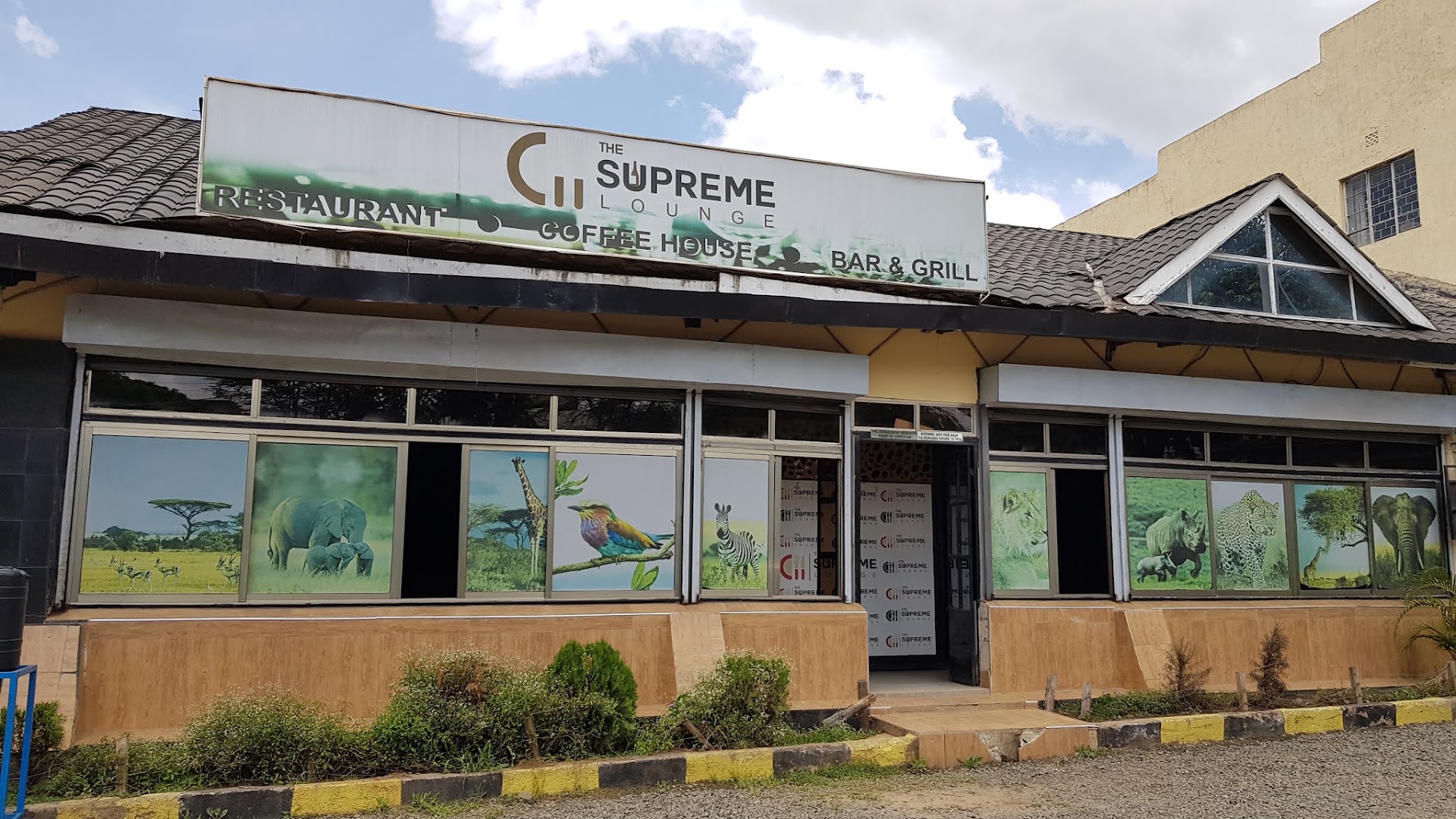 The Supreme Lounge: clear exterior shot of venue