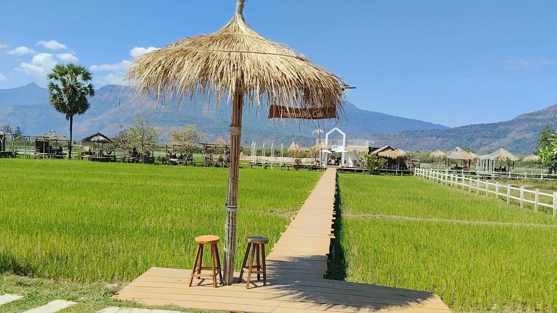 Thongna Sky Café: beautiful scenic view of venue