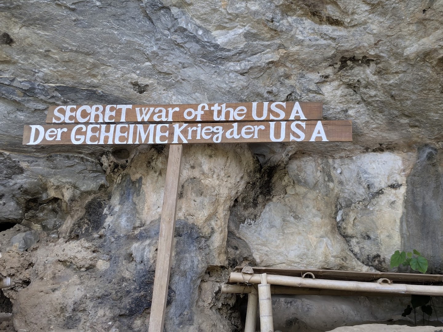 Ban Pha Toke Community Museum and Caves: relevant museum exhibit signage