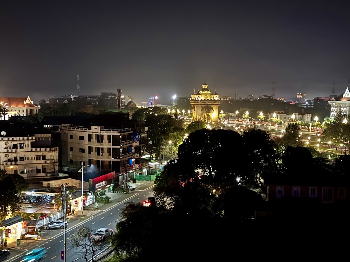 Selene Sky Bar: beautiful night view from bar