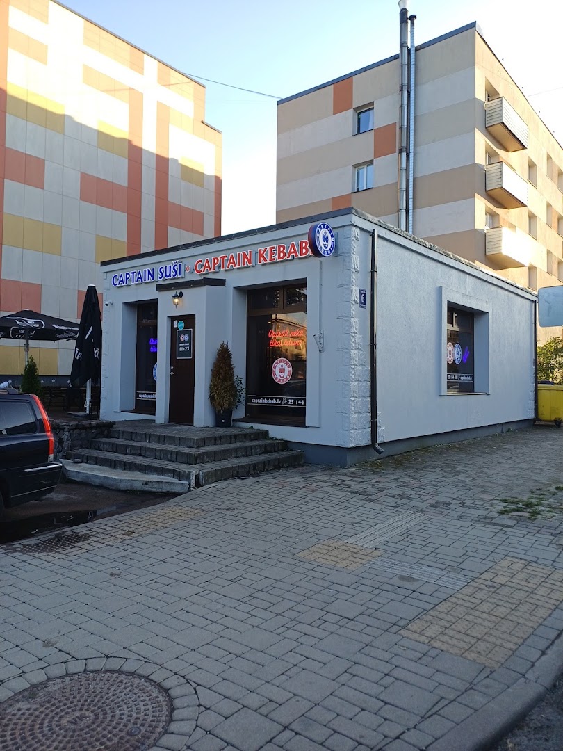 Captain Sushi: clear exterior shot of venue