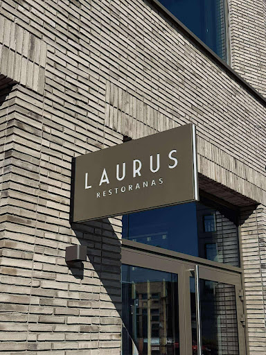 Laurus: clear professional exterior signage photo