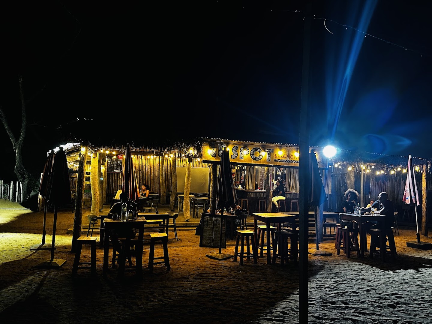 Le Spot - Libanona: atmospheric night shot of venue