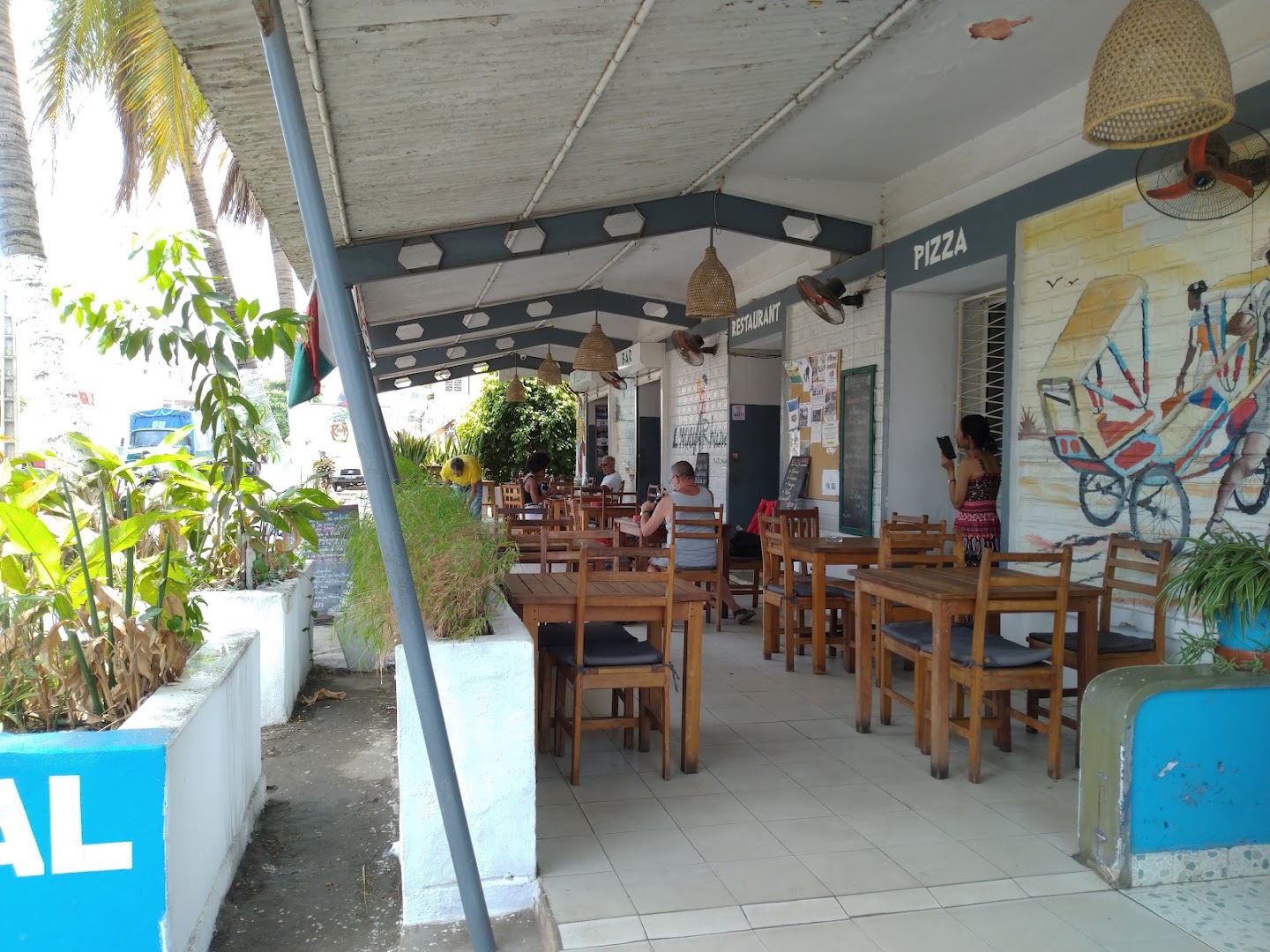 L'Aqua Rhum: clear view of venue terrace