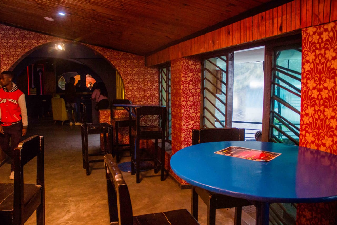Anchors Lounge: clear view of bar interior