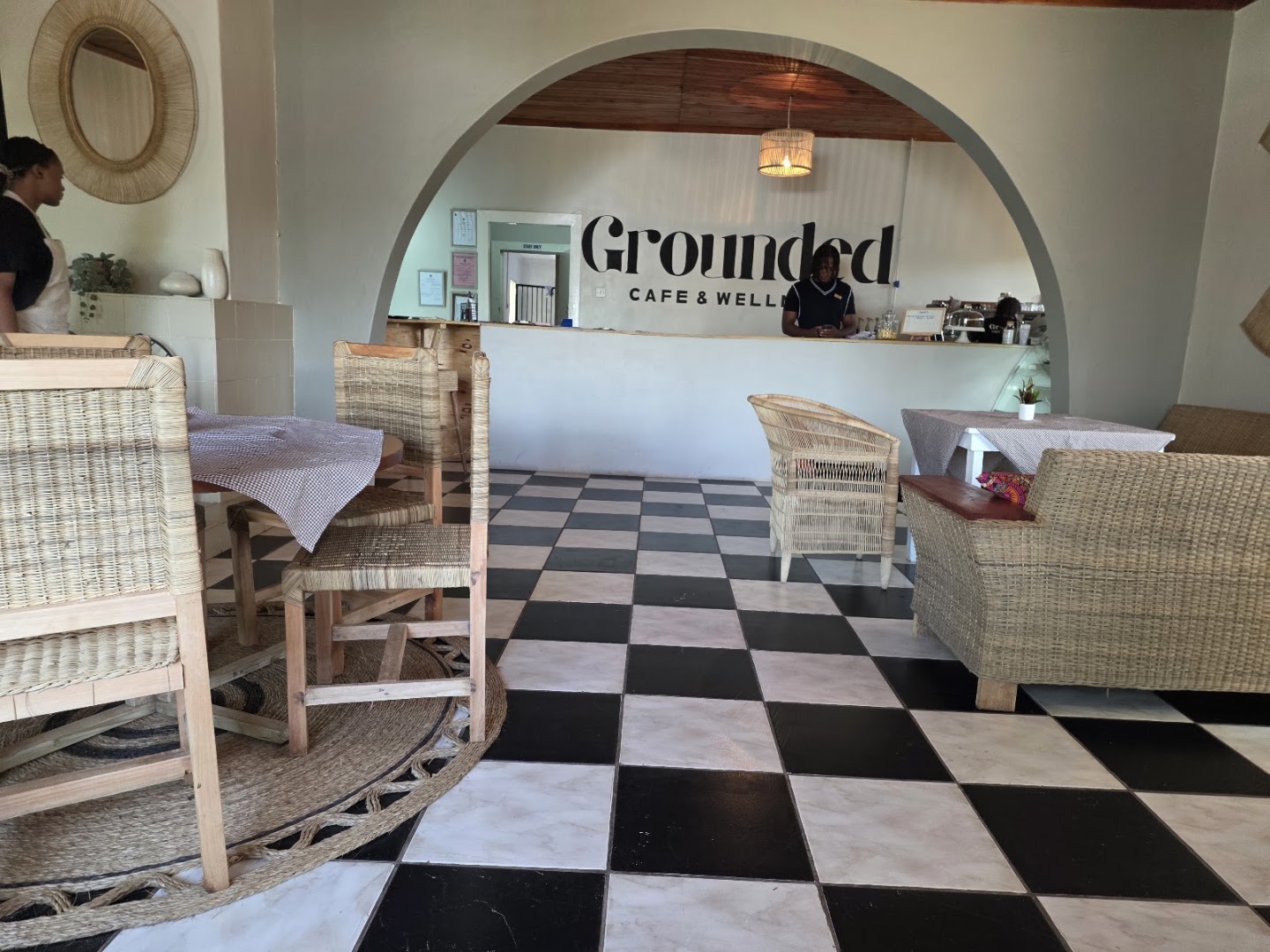 Grounded Cafe & Wellness: clear view of venue interior