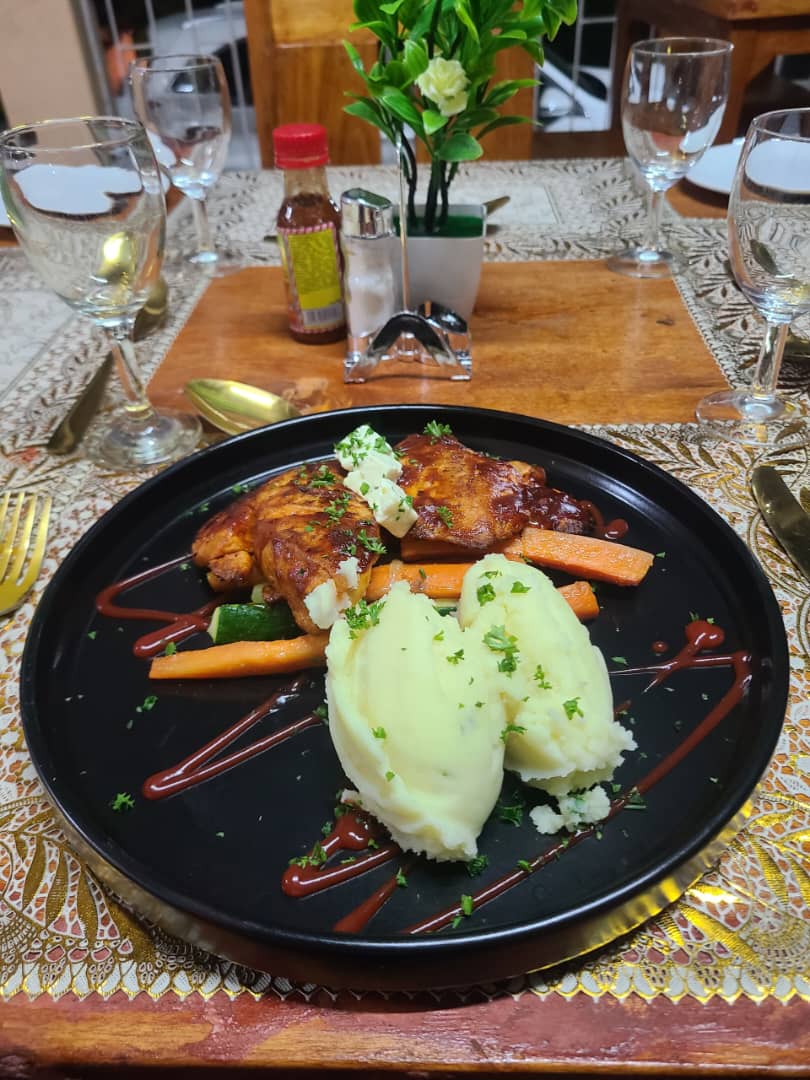 Refined Roots Lounge and Restaurant: appetizing, well-presented restaurant dish