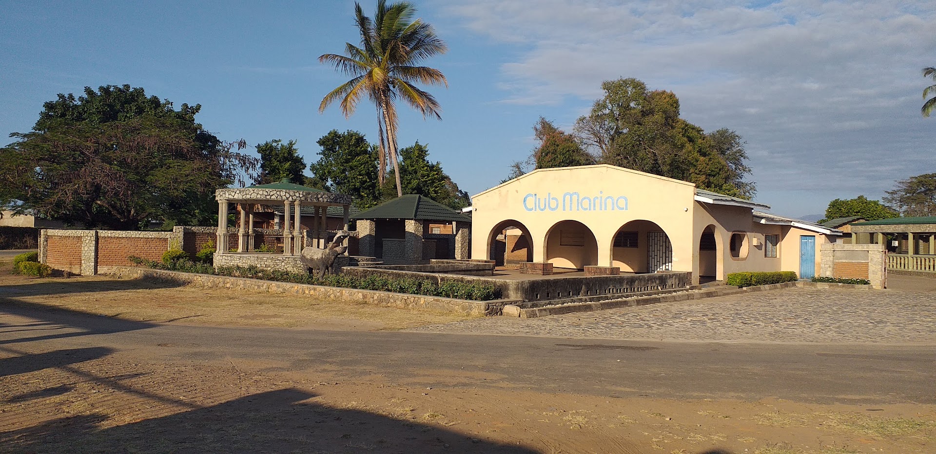 Club Marina: clear exterior shot of venue